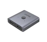 Conmutador HDMI - UNITEK - V1127A - Aluminio - 4K - Bidireccional