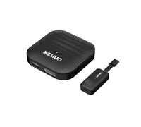 UNITEK Kit Extensor HDMI Inalámbrico USB-C, transmisión inalámbrica 1080p@60Hz hasta 50 m, Doble Banda 2,4G/5G, Modo Espejo y extendido, Plug and Play para portátil, TV y proyector