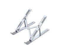 Unitek OT155SL Soporte para ordenador portátil Mesa Ajustable 13° a 41° Plata Aluminio