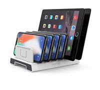 Unitek - Soporte multidispositivo Ajustable, un Ligero Soporte Bien Estable, Adaptable, Funcional y práctico para Carga y Almacenamiento, Puede Mantener Todos Tus Dispositivos ordenados sin Puerto de
