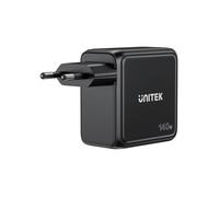 Unitek wall charger with screen 140w 3xusb-c pd3.0