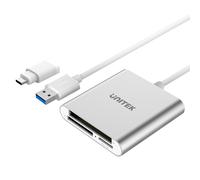 Unitek y-9313 lector de tarjeta usb 3.2 gen 1 (3.1 gen 1) plata