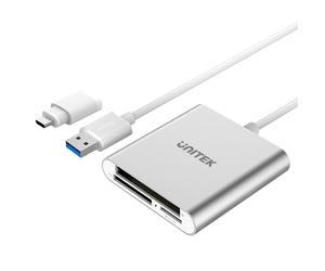 Unitek y-9313 lector de tarjeta usb 3.2 gen 1 (3.1 gen 1) plata