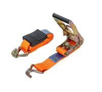 UNITRAILER Correa de Amarre para Remolque, 3 m, 50 mm/4T, robustas Correas tensoras con trinquete, Correa de trinquete para asegurar la Carga, Correa de fijación, Banda tensora