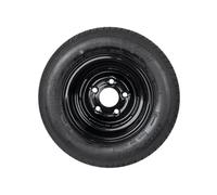 UNITRAILER Rueda Completa Reforzada 195/55 R10C para Remolque Pesado, Llanta de Acero Negra 6Jx10"H2 5x112 ET:-4, Neumático LINGLONG R701 de Alta Estabilidad hasta 750 kg