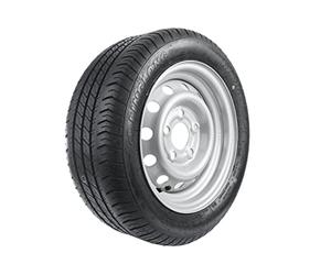 UNITRAILER Rueda para Remolque 195/50 R13C de 900 kg para un Transporte Seguro, Neumático Reforzado LINGLONG R701 y Llanta de Acero 5.5Jx13H2 con Anclaje 5x112 ET30