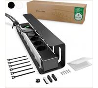 UNITURE® Escritorio para cables [certificado DEKRA] - Juego de 1 escritorio para gestión de cables - 40 cm Soporte para cables Escritorio - Organizador de cables Escritorio - Bandeja para cables