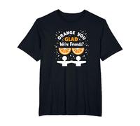 Unity Day Orange You Glad We're Friends? Divertido Regalo de Juego de Palabras Camiseta, Hombre Tallas Grandes, Negro, 6X Alto
