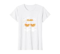 Unity Day Orange You Glad We're Friends? Divertido Regalo de Juego de Palabras Camiseta, Mujer, Blanco, XL