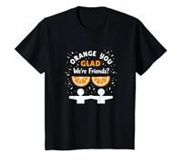 Unity Day Orange You Glad We're Friends? Divertido Regalo de Juego de Palabras Camiseta, Niños, Negro, 12 años
