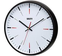 Unity Reloj de Pared, Gibson, Negro, Barrido silencioso, 32 cm