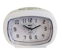 Unity Reloj Despertador Beep, Luz LED, Blanco, 9 x 7,5 x 4,5 cm