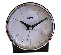 Unity Reloj Despertador con Campana, Negro, 10,5 x 10,5 x 6,5 cm