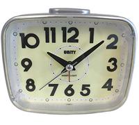 Unity Reloj Despertador con Esfera Superluminosa, Negro, 12,5 x 10 x 7 cm