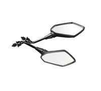 Universal 1 Par 8mm 10mm Motocicleta Scooter E-Bike Manillar Extremo Lado Espejos Retrovisores Electromobile Lado Trasero Espejo Convexo REOKIP(10mm)