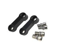 Universal 10MM Motocicleta Espejos Retrovisores Extensión Riser Extender Adaptador Para SUZUKI GSR400 GSR600 GSR750 GSF650(Black)