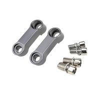 Universal 10MM Motocicleta Espejos Retrovisores Extensión Riser Extender Adaptador Para SUZUKI GSR400 GSR600 GSR750 GSF650(Gray)