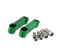 Universal 10MM Motocicleta Espejos Retrovisores Extensión Riser Extender Adaptador Para SUZUKI GSR400 GSR600 GSR750 GSF650(Verde)