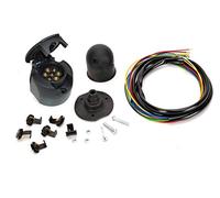 Universal 12 V e-satz remolque 7 pines coche específico Barra de remolque Enganche de remolque con tapa de protección