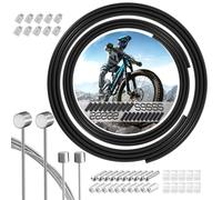 Universal 2 en 1 Kit Cable de Freno y Cambio Bicicleta de Montaña con manguera y terminales