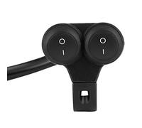 Universal 22mm Motocicleta Manillar Interruptor del faro, Manillar Freno Luces antiniebla Cuerno Dual Interruptor de botón de contro(B)
