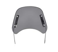 Universal 6.5-9.45 Inch Motorcycle Headlight Windshield Windscreen Wind Deflector Black/Clear for Honda for Kawasaki for Suzuki