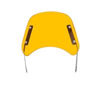 Universal 6.5-9.45 Inch Motorcycle Headlight Windshield Windscreen Wind Deflector Black/Clear for Honda for Kawasaki for Suzuki