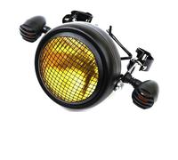 Universal 6.5 Inch Led Motorcycle DRL Headlamp Round Head Light For Harley For Cafe Racer Chopper For Bobber For Yamha For Honda 6.5" Headlight,Luz de giro