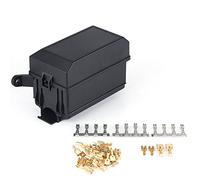Universal 6 Way Blade Fuse Holder Box Fuse Relay Holder Box Block Socket para Auto Car SUV Off-Road Pickup Vehículos