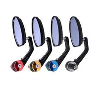 Universal 7/8 "22mm Extremo del Manillar Espejo Ajustable Espejos Retrovisores Laterales De Motocicleta para Yam&aha FZ1 FZ6 FZ-07 FZ8 FZ 09 10 Espejos retrovisores