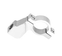 Universal 7/8 "motocicleta espejo retrovisor montaje espejo retrovisor manillar adaptador abrazadera soporte (blanco) motocicleta espejo