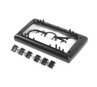 Universal 7 A 9 Pulgadas Dos 2 Coches Doble DIN Radio Fascia Estéreo Unidad Central Panel Tablero Montaje Marco Embellecedor Kit Placa Frontal Marco Panel Radio Coche