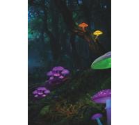 Universal A5 Notebook | 90 Pages: Artistic Mushroom Forest Design