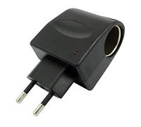 Universal AC 220V To DC 12V EU US Plug Converter Car Charger Adapter Car Cigarette Lighter Wall Socket Splitter Charger (EU)