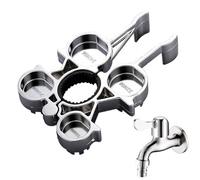 Universal Aerator Key, Faucet Repair Wrench, Herramienta ajustable con diseño compacto, Dishwasher for Residential Plumbing, Multi-Function Wrench with Lightweight Build, Home Workshop for Bathroom