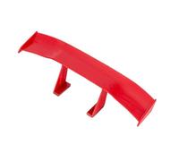 Universal Alerón Trasero Coche con Apariencia Carbono para Mini Alas, Decoración Modelo Pequeño, ABS, Negro, Azul, Rojo, Blanco Y Gris Alerón Trasero(Rojo)