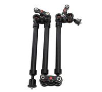 Universal Arm Stand Camera Extensión de montaje Ajustable 3 secciones admite Rotación 360 de servicio pesado para fotografía Estudio de transmisión en vivo aleación de aluminio