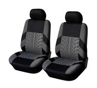 Universal Asiento Coche Compatible Con La Mayoría Coches Camiones Furgonetas Compatible Con Para Transporter Para Master 3 Plazas Asientos De Coche(2Piece Front Gray)