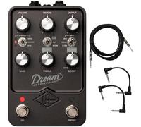 Universal Audio UAFX Dream '65 - Pedal amplificador de reverberación - Paquete con cable de instrumento y 2 cables de conexión