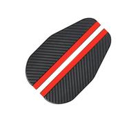 Universal Auto Espejo Retrovisor Lluvia Ceja Para Dacia Spring 2 Protectores Laterales De Fibra Carbono Para Espejo Retrovisor Coche Ventana(Carbon fiber black)