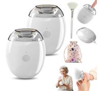 Universal Automatic Fingernail Grinder, Electric Nail Clipper with LED Light & 3 Speeds, Super Quiet Smart Nail Trimmer, Safe, Rechargeable, for Baby, Kids, Adults, Seniors (2pcs)