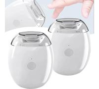 Universal Automatic Fingernail Grinder for Adults and Children, 2026 Electric Nail Clipper with LED Light & 3 Speeds for Safe & Gentle Nail Care, Auto Fingernail Cutter and Polishing Trimmer(2pcs)
