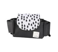 Universal Baby Stroller, Hanging Bag with 2 Cup Holders, Oxford Cloth Material, sturdy and Lightweight, Easy to, for Infant and Mother Outdoor Travel (Small tree)