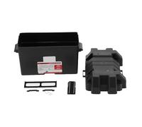 Universal Battery Box Storage Holder Power Guard with Strap Large Capacity for Car Truck Boat Trailer RV