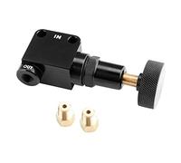Universal Brake Proportioning Valve | Adjustable Pressure Regulator 100-1000 PSI | Enhances Control for Race Cars/Drifting/Track Racing | Forged Aluminum, 4.06 x 1.61 in