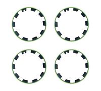 Universal Car 4 Uds Llantas de Rueda de VehíCulo Anillo Protector de Borde,Anti Choques Anti RasguñOs Protectores de Cubo de Llantas,Llantas de 20 Pulgadas,para la Mayorí(Size:20in,Color:Verde claro)
