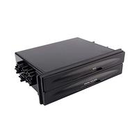 Universal Car Auto Double Din Radio Pocket Cd Radio Bag Portavasos Caja de almacenamiento Soporte para bebidas