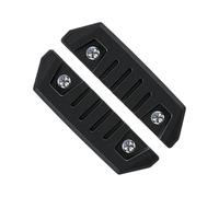 Universal Car Door Edge Guards - Adhesive Anti-Collision Dôor Protectors - PVC Side Bumper Guard For Cars, SUVs, Trucks & 4x4s - Matte Silver Thread Design Black Door Edge Trim (4 Pack)