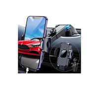 Universal car phone holder with one-button release and 360 rotation with clip and suction cup