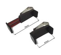 Universal Car Sun Visor Clip Holder Soporte de montaje para controles remotos, visera y fácil de encontrar, ajustable para acomodar mandos a distancia de diferentes tamaños 47-70mm